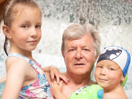 Vodna zabava z vnuki